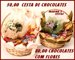 MARINA CESTAS DE CHOCOLATES EM FORTALEZA