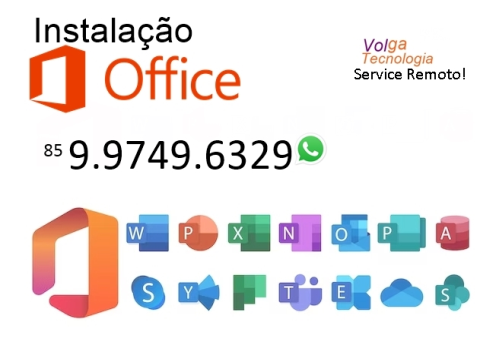 Instalação Office Em Fortaleza - Suporte Informática Remoto