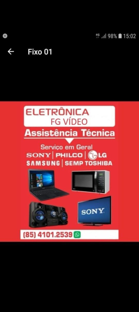 Assistência Técnica sony Samsung LG Philips Philco sempre thoshiba